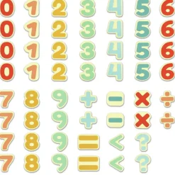 Magneettiset numerot ja symbolit, 54 osaa