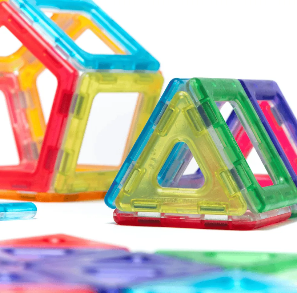 MAG Polydron | Läpinäkyvä | 100 osaa