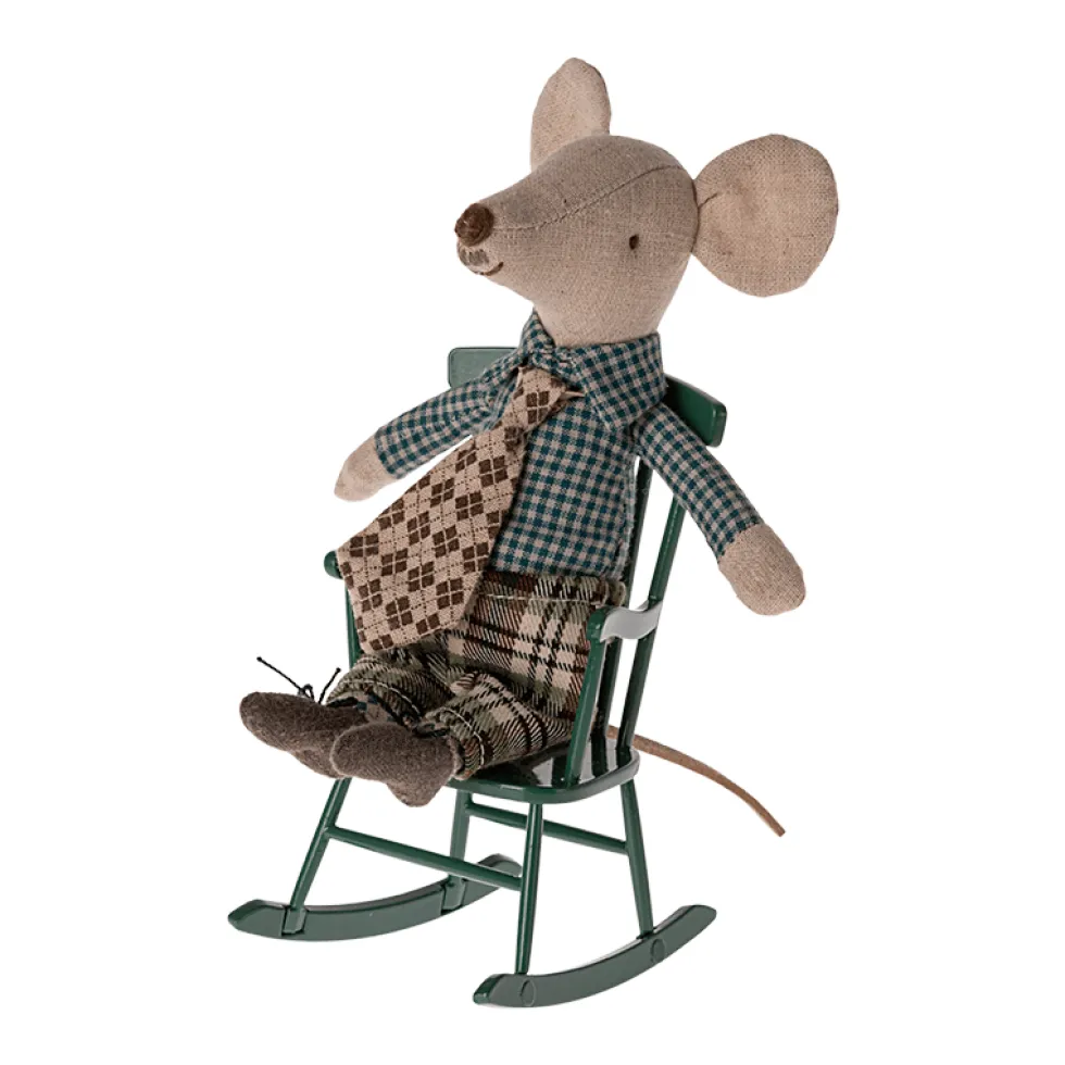 Maileg – Hiirten keinutuoli – Tummanvihreä