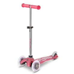 Micro potkulauta - Mini Deluxe Glitter LED, pinkki
