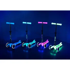 Micro potkulauta - Mini Deluxe Glow LED Plus, turk