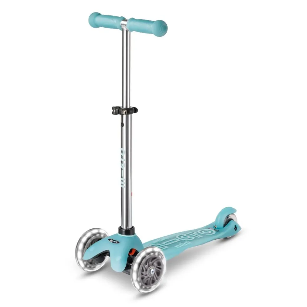 Micro potkulauta - Mini Deluxe Glow LED Plus, turk