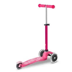 Micro potkulauta - Mini Deluxe LED, pinkki