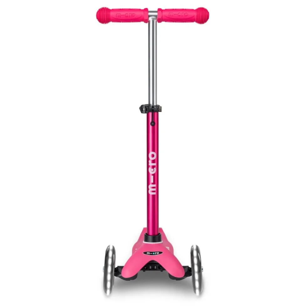 Micro potkulauta - Mini Deluxe LED, pinkki