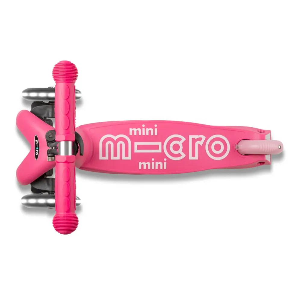 Micro potkulauta - Mini Deluxe LED, pinkki