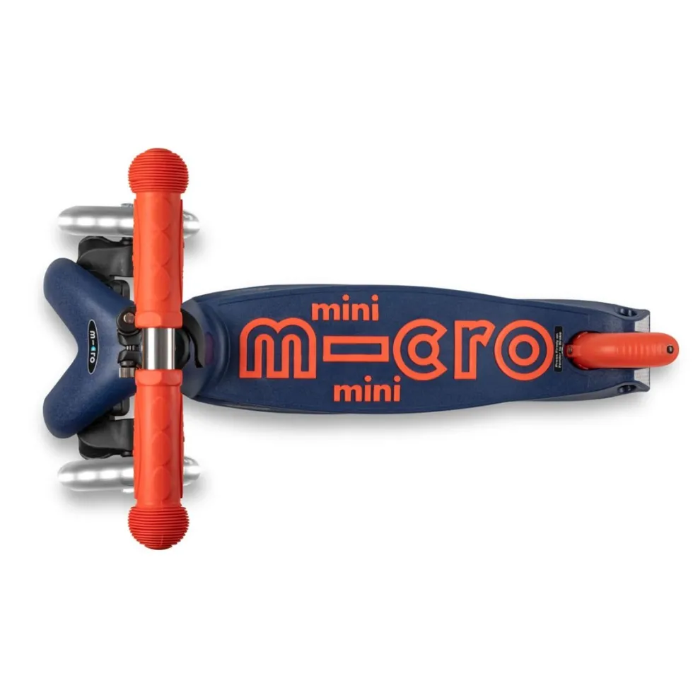 Micro potkulauta - Mini Deluxe LED, sininen