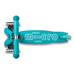 Micro potkulauta - Mini Deluxe LED, turkoosi