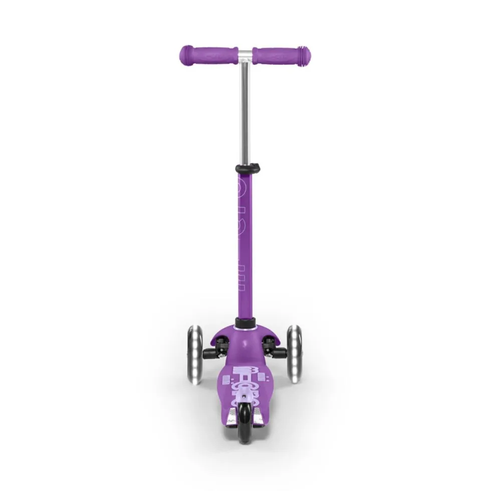 Micro potkulauta - Mini Deluxe LED, violetti