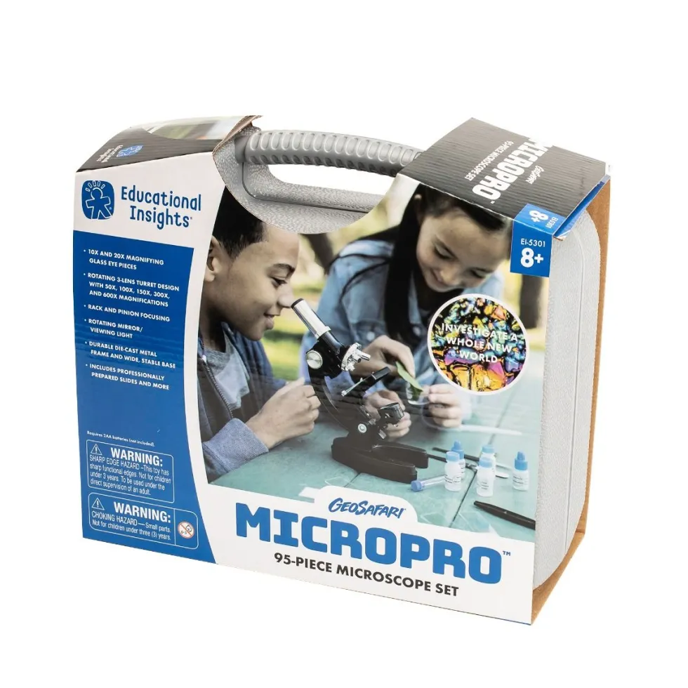 MicroPro-mikroskooppi salkussa