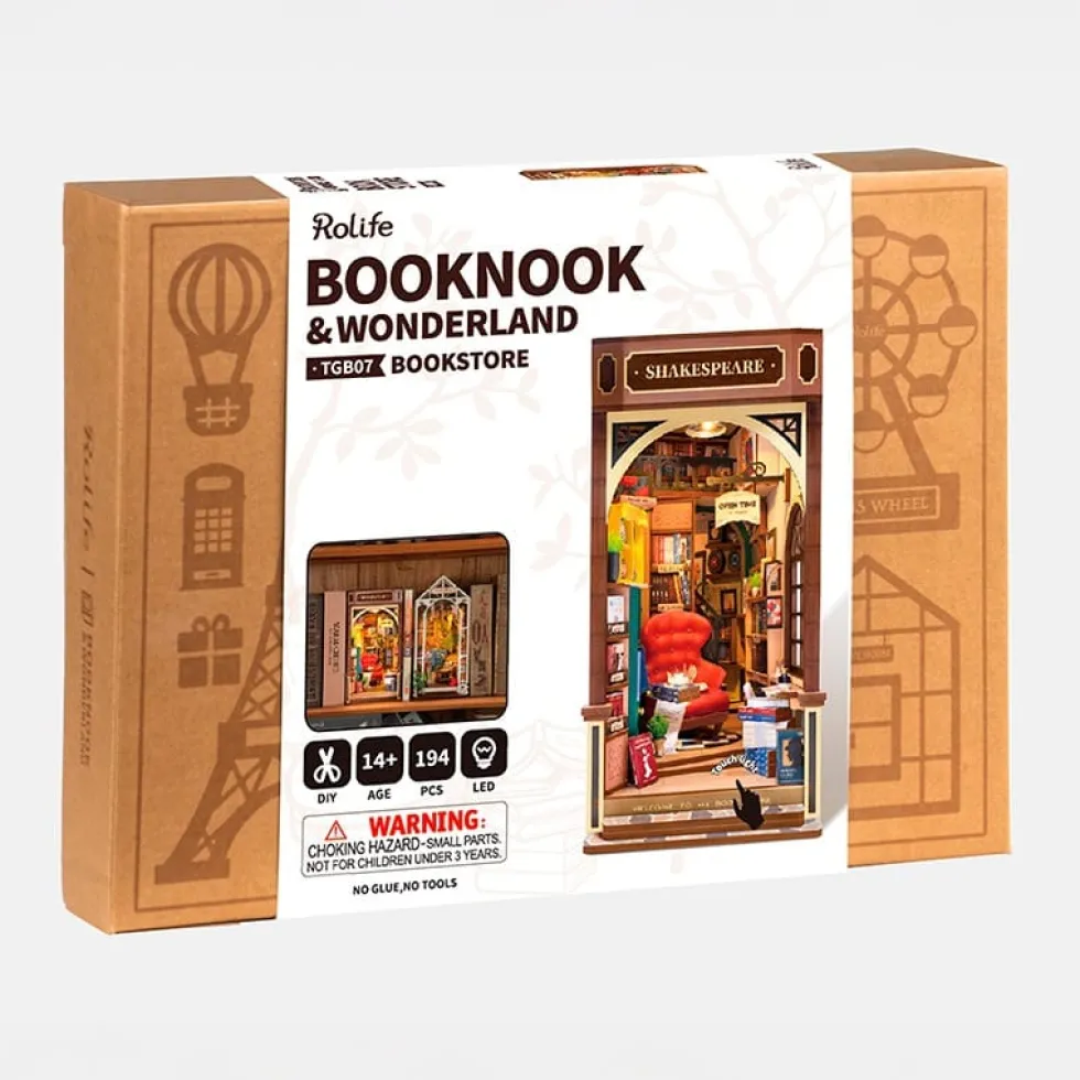 Minimaailma kirjahyllyyn – Bookstore