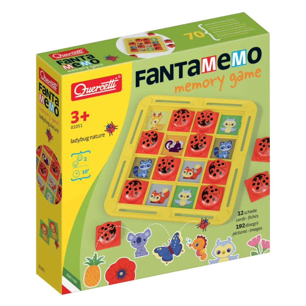Muistipeli leppäkertuilla - FantaMemo