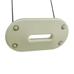 Muovikeinu 45 x 24 cm - Salvianvihreä(musta köysi)