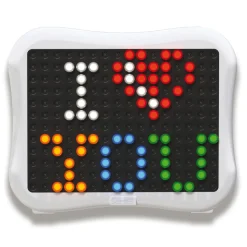 Nastamosaiikki - LED Peg Brite, 122 kpl