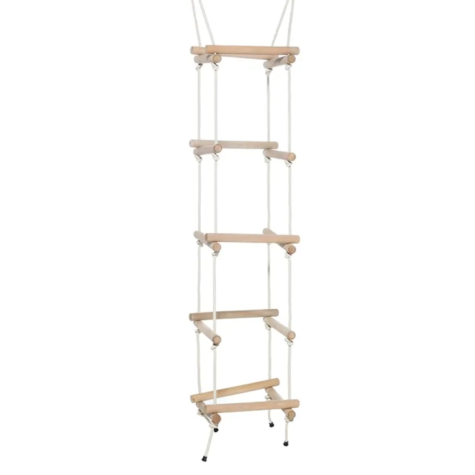 Neljäsivuiset köysitikkaat (beige köysi)