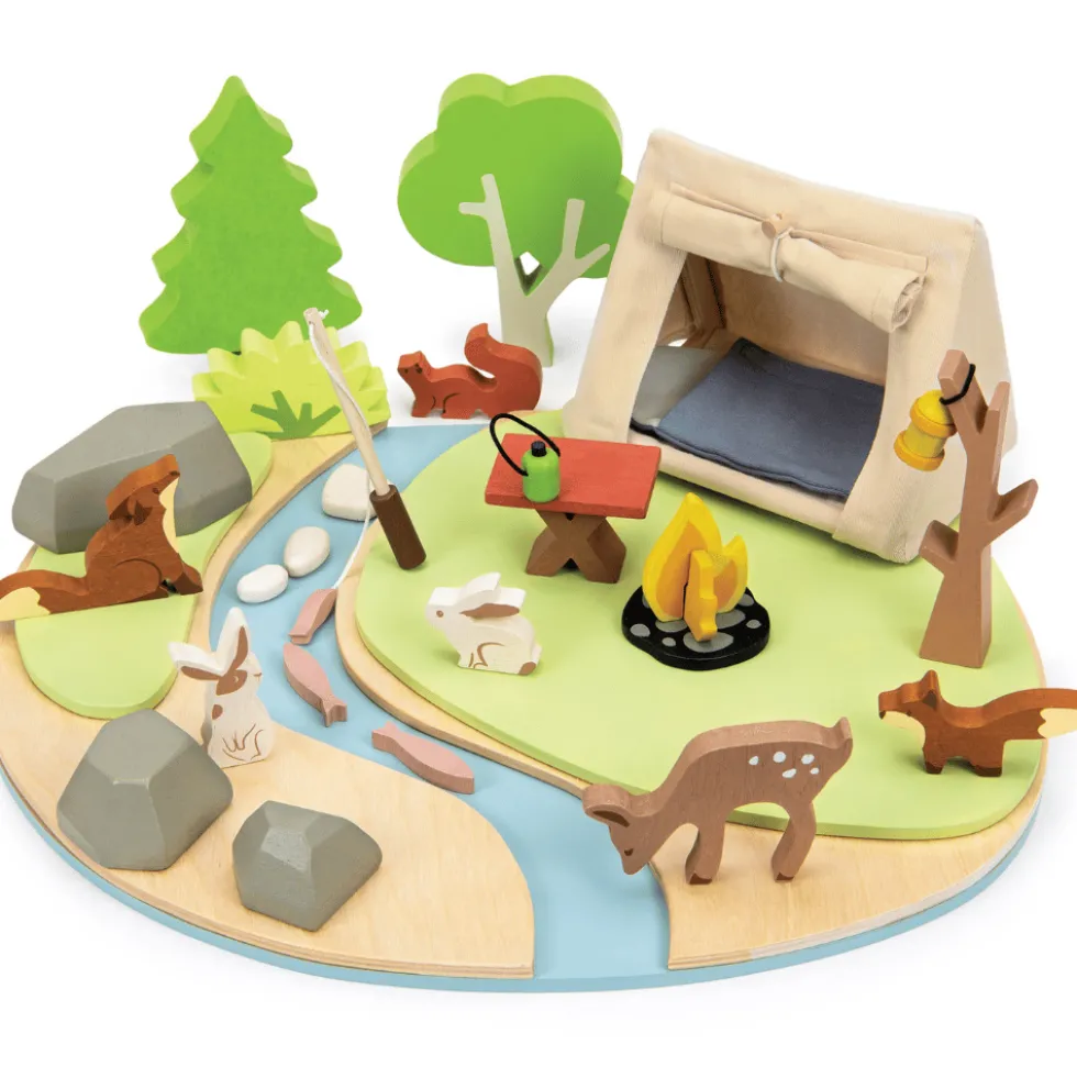 Nukkekodin tarvikkeet - Camping