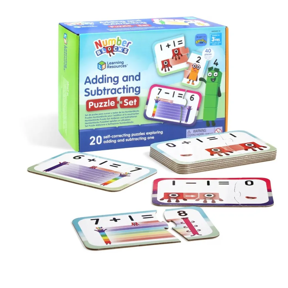 Numberblocks - Palapeli plus- ja miinuslaskuilla