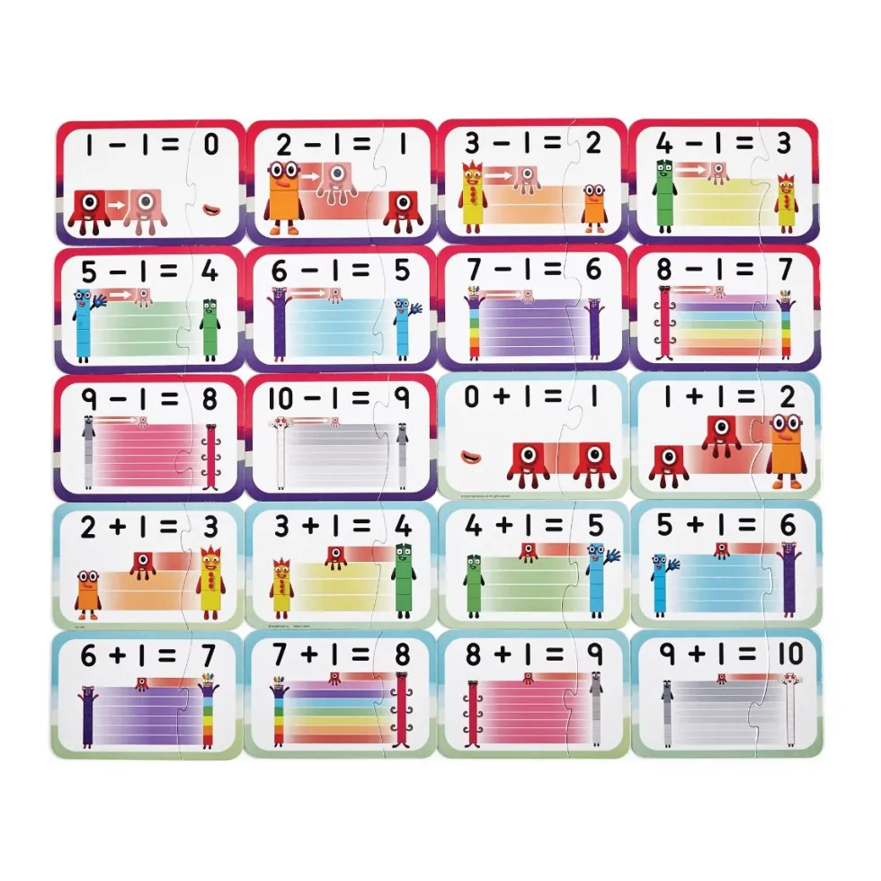 Numberblocks - Palapeli plus- ja miinuslaskuilla