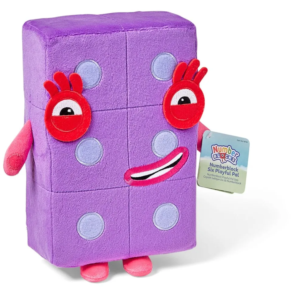 Numberblocks pehmolelu - Kuusi