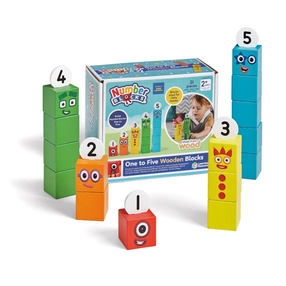 Numberblocks - Viisi kaverusta (puuta)