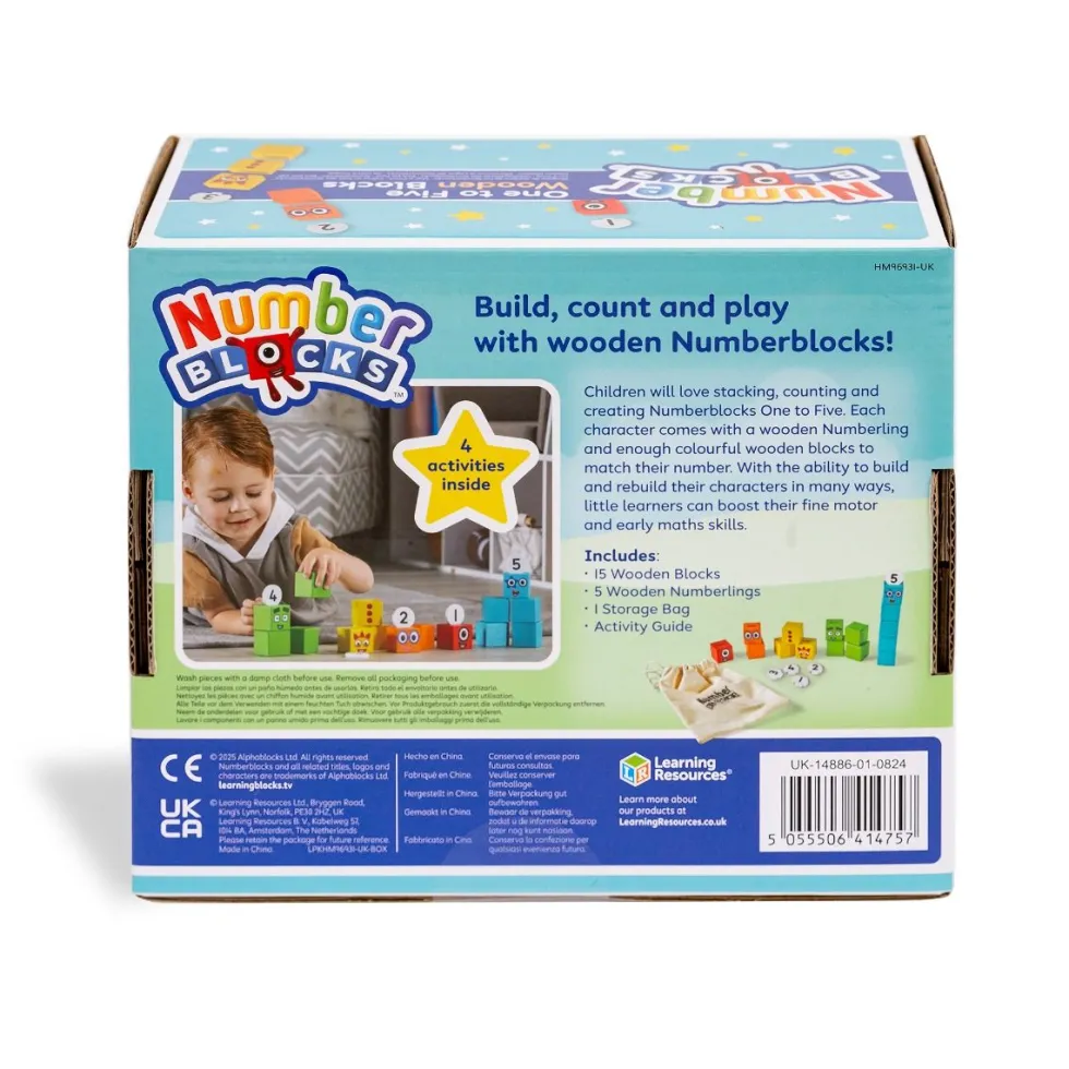 Numberblocks - Viisi kaverusta (puuta)