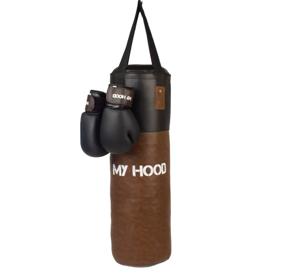 Nyrkkeilysetti hanskoilla, 15 kg - Retro