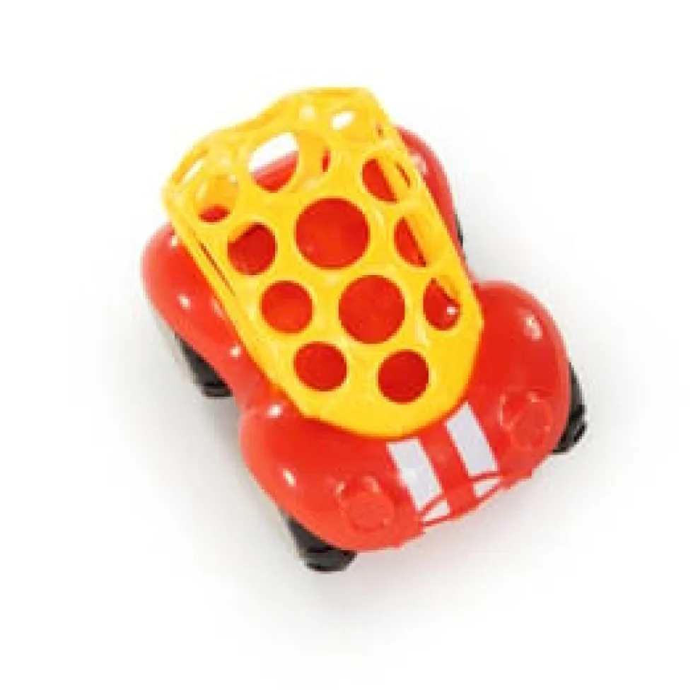 Oball - Rattle & Roll -auto, punainen