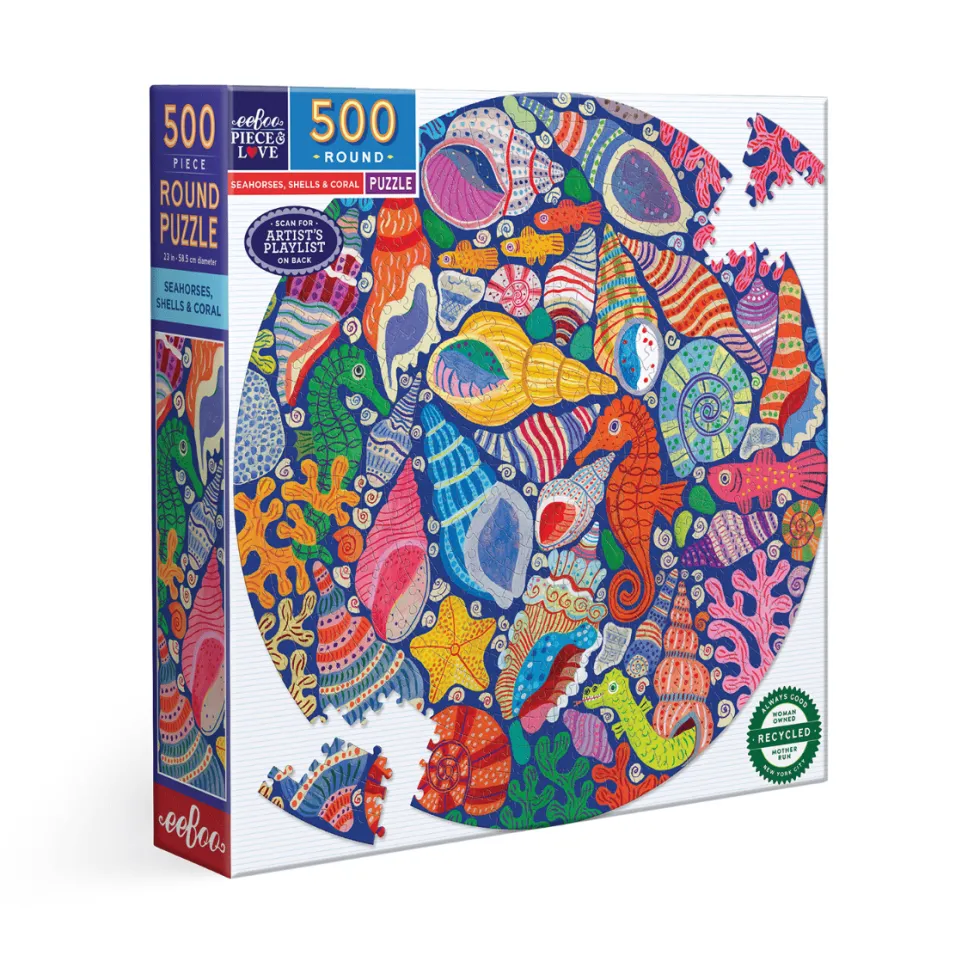 Palapeli 500 os. – Merihevoset, simpukat, korallit