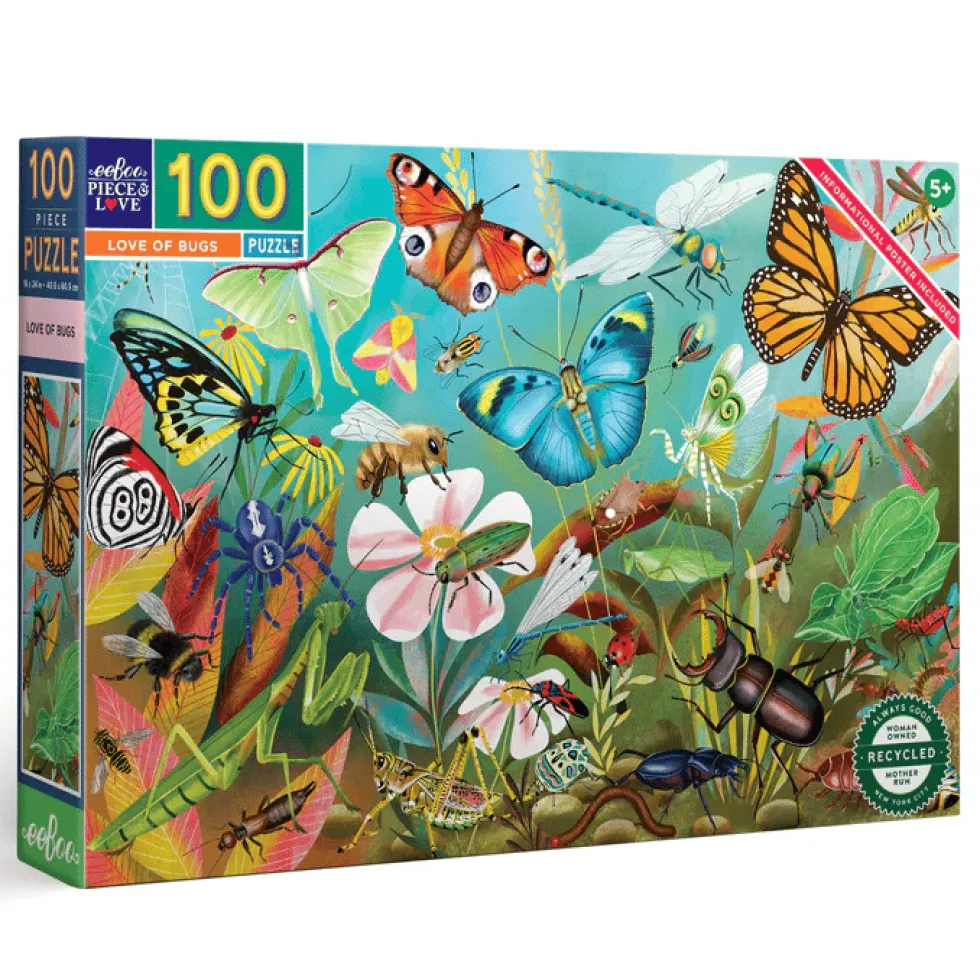 Palapeli, 100 palaa – Hyönteiset