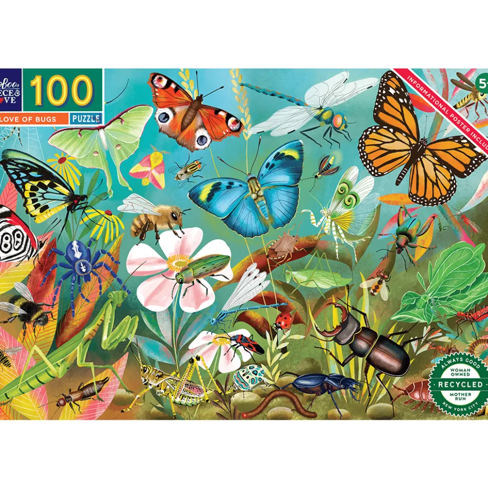 Palapeli, 100 palaa – Hyönteiset