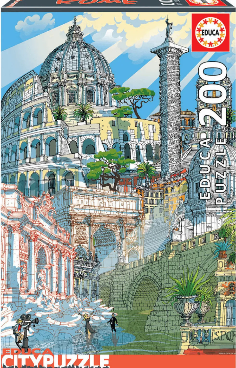 Palapeli, 200 palaa - Rooma