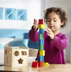 Palikkalaatikko, geometriset palikat