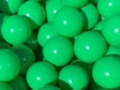 Pallomeripallot Ø7 cm - Kirkkaan vihreä, 100 kpl