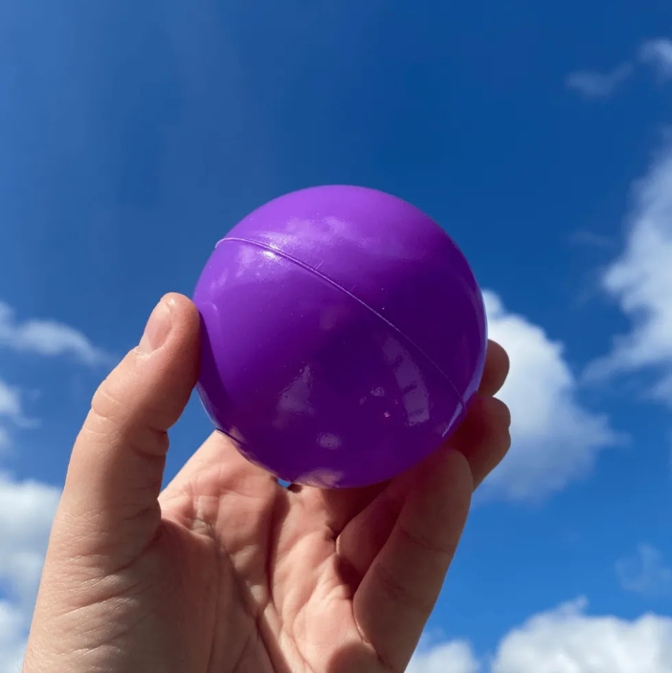 Pallomeripallot Ø7 cm - Liila, 100 kpl