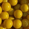 Pallomeripallot Ø7 cm - Tumman keltainen, 100 kpl