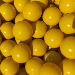 Pallomeripallot Ø7 cm - Tumman keltainen, 100 kpl
