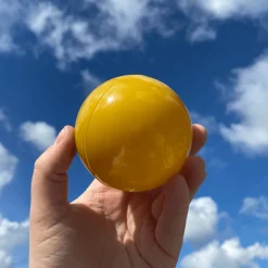 Pallomeripallot Ø7 cm - Tumman keltainen, 100 kpl