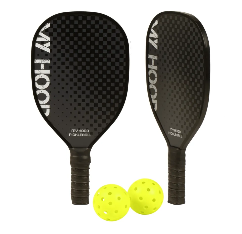 Pickleball-setti verkolla – Musta