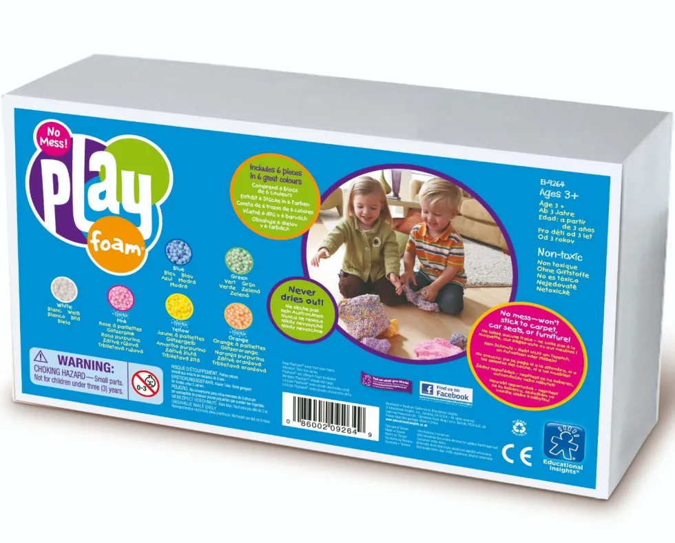 Playfoam - Jumbo paketti, 6 väriä