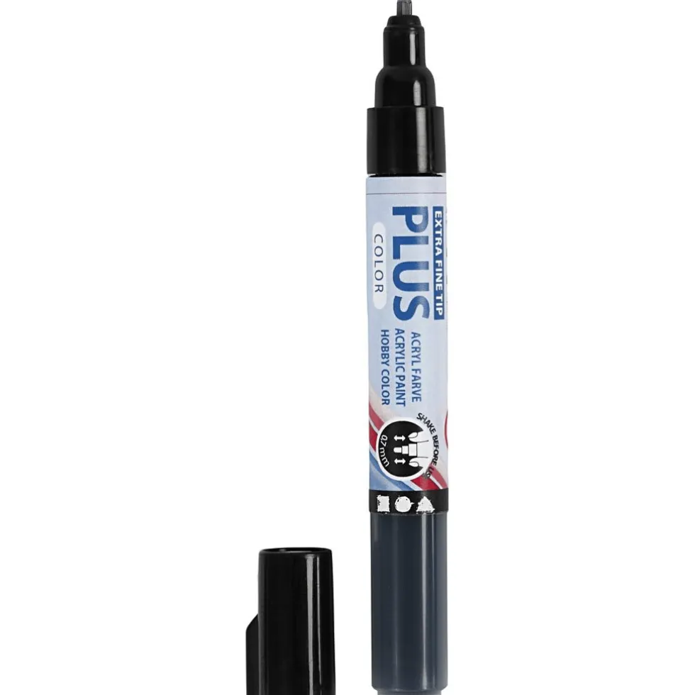 Plus Color -tussi, musta, 1 kpl