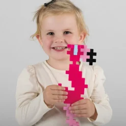 Plus-Plus BIG, 15 palaa putkessa - Flamingo