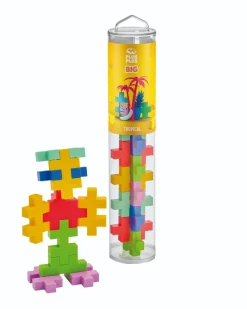 Plus-Plus BIG putkessa - Tropical Mix, 15 kpl