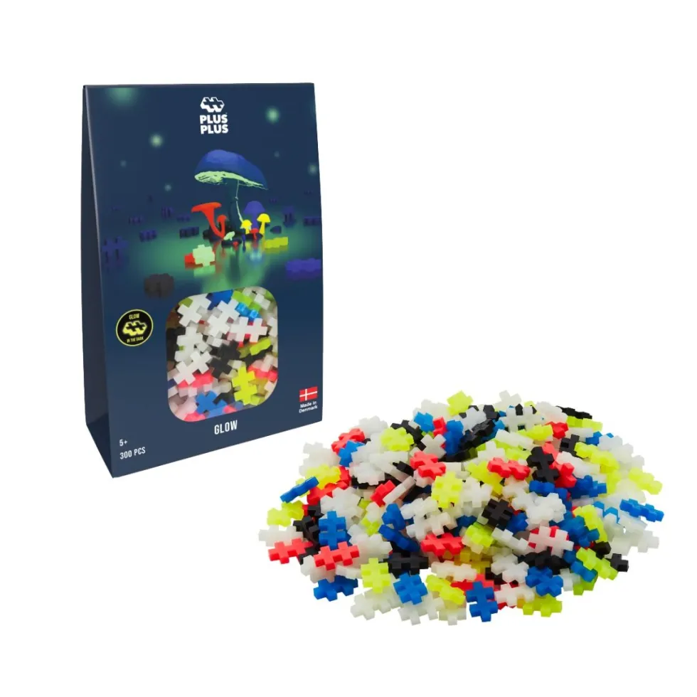 Plus-Plus Glow Mix, 300 kpl