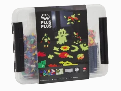 Plus-Plus Glow Mix & säilystyslaatikko - 2000 kpl