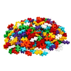 Plus-Plus paloja putkessa - Rainbow Mix, 240 kpl