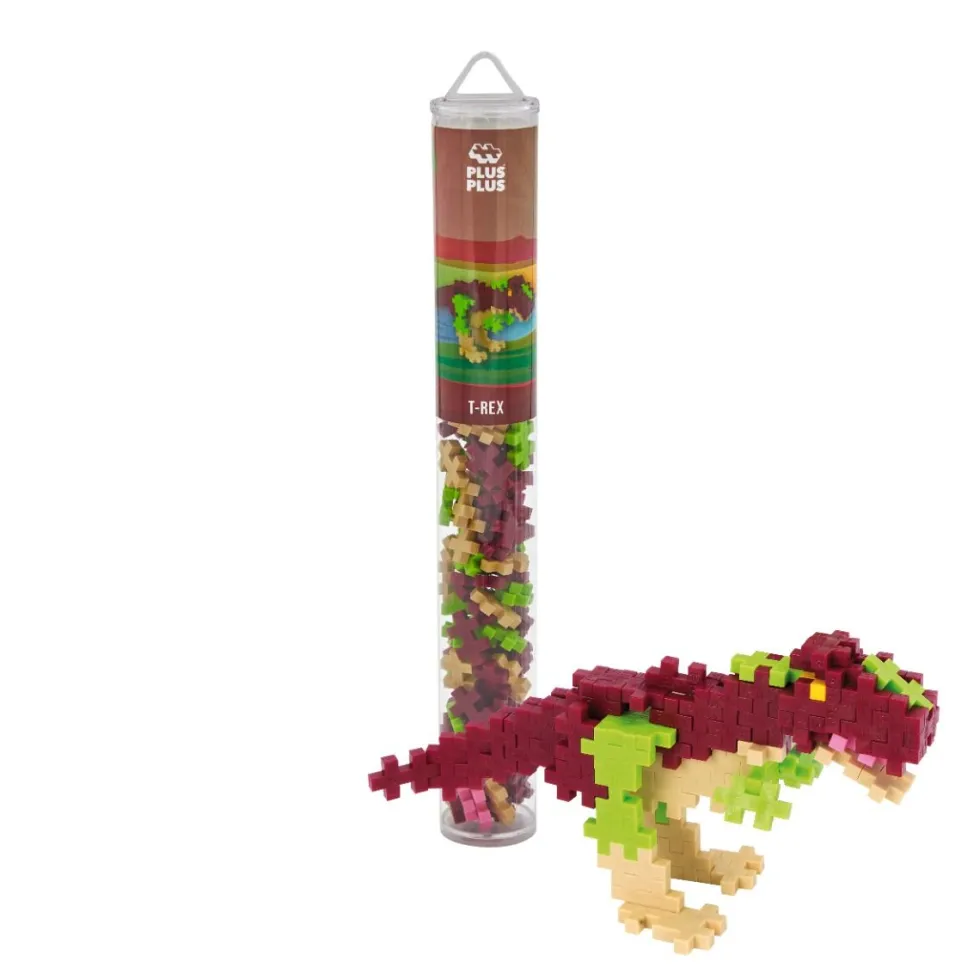 Plus-Plus paloja putkessa - T-Rex, 100 palaa