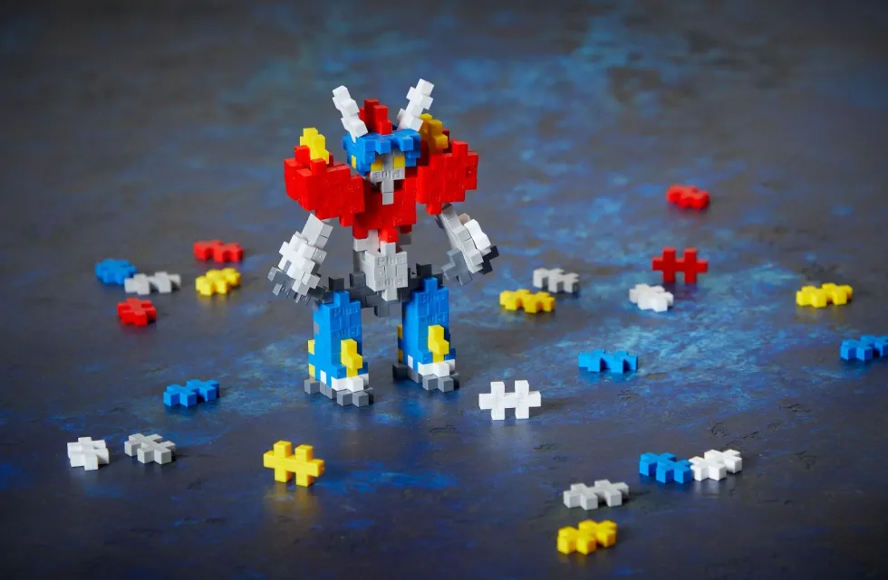 Plus-Plus putkessa - Mecha Bot, 100 kpl