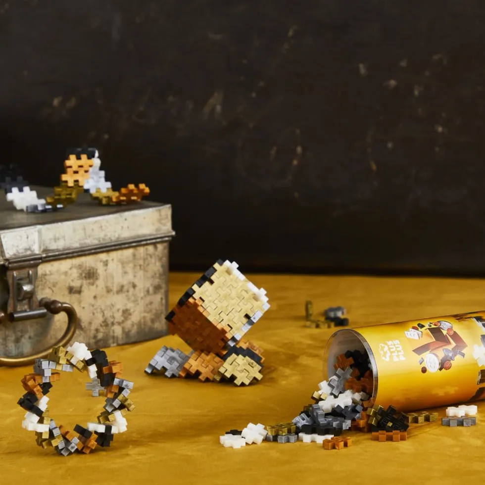 Plus-Plus putkessa – Metallinen Mix, 100 kpl