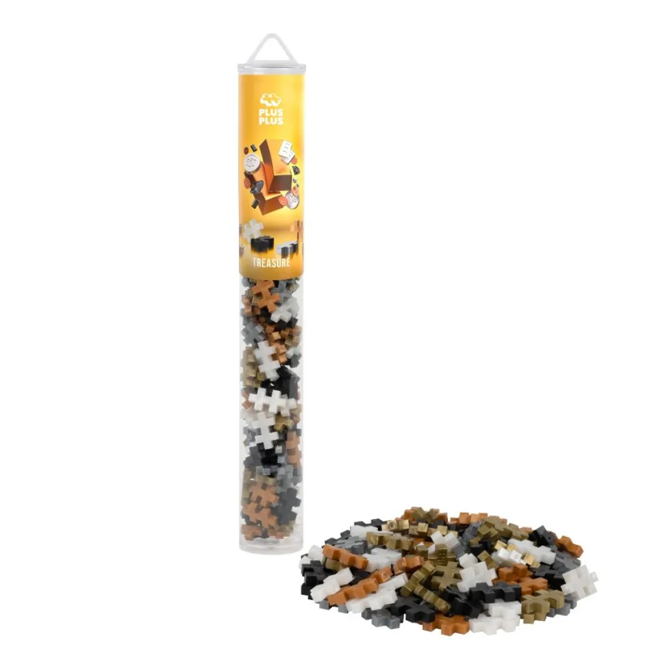 Plus-Plus putkessa – Metallinen Mix, 100 kpl