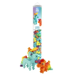 Plus-Plus putkessa – Rainbow-yksisarv. (100 kpl)