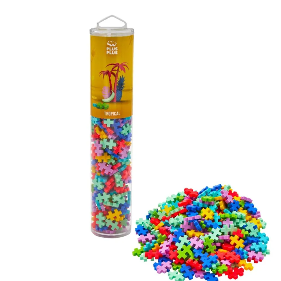 Plus-Plus putkessa - Tropical Mix, 240 kpl